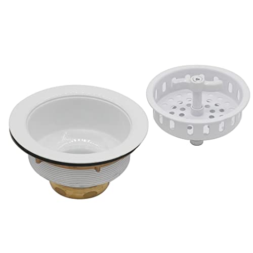 Colador grande para fregadero estilo tuerca Westbrass miniatura 3