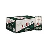 San Miguel Especial Lager, Pack 24 Latas x 33cl, Cerveza Premium Española, Calidad Tradicional y Sabor Refrescante, 5.4% Volumen de Alcohol