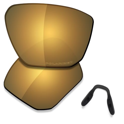 Image of SAUCER Premium Replacement Lenses & Nosepads for Oakley Targetline OO9397 | UV400 Protection, Anti-Scratch, Precise Fit