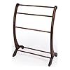 Bowery hill transitional plantation cherry finish blanket stand  urban country home decor