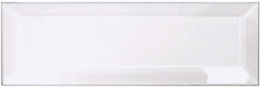 2"X7" REC. Clear Glass Bevel 10 Pack