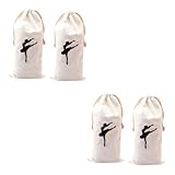 TOYANDONA 2 Series Bolsa para Guardar Zapatillas De Punta Y De Baile Bolsa con Cordón para Danza De Red para Zapatillas De Ballet De Malla para Zapatos De Ballet 2 Piezas*2