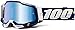 100% Racecraft 2 Mountain Bike & Motocross Goggles - MX and MTB Racing Protective Eyewear (CONCORDIA - Mirror Blue Lens)