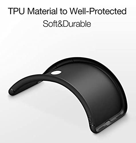 Image of Mobile Back Cover Case for Xiaomi Redmi 5 (Silicone Case|CameraProtection|Black SC1510)