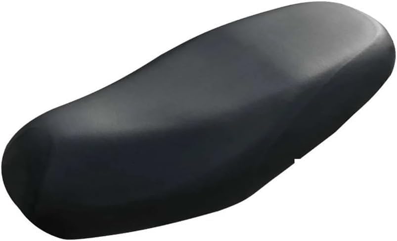 Waterproof Motorcycle Seat Cover, Cushion, Black Dustproof Universal Flexible Protector with Elastic, Breathable PU Leather, Rain, Most Scooter Seat Pack of 1-image-43