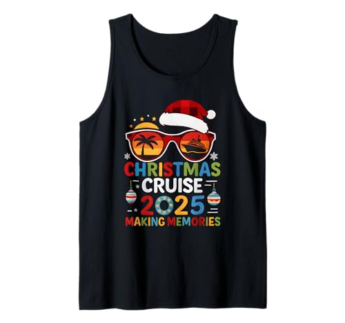 Family Christmas Cruise 2025 Festive Family Cruise Vacation Tank Top
