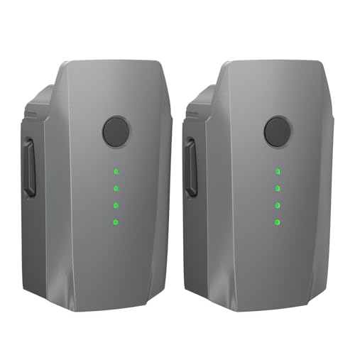 Homesuit Mavic Pro Battery 2 Pack for DJI, 3830mAh 11.4V Intelligent Flight Batteries Replacement Compatible with DJI Mavic Pro, Platinum, Alpine White Drone Battery