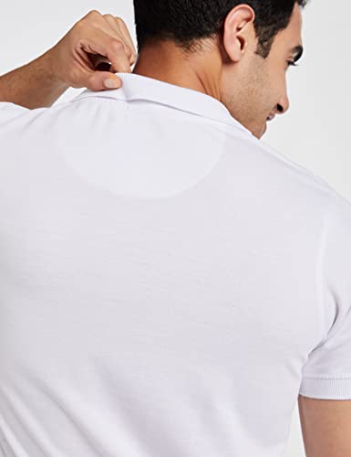 Image of Amazon Brand - Symbol Men's Cotton Rich Solid Polo Tshirt | Collar Tshirts | Half Sleeves | Plain-Regular Fit (Available in Plus Sizes and Combo Pack of 2)