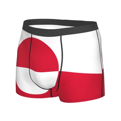 Greenland flag Printed men's boxer briefs - breathable and quick-drying briefs, multiple (S-XXL)2