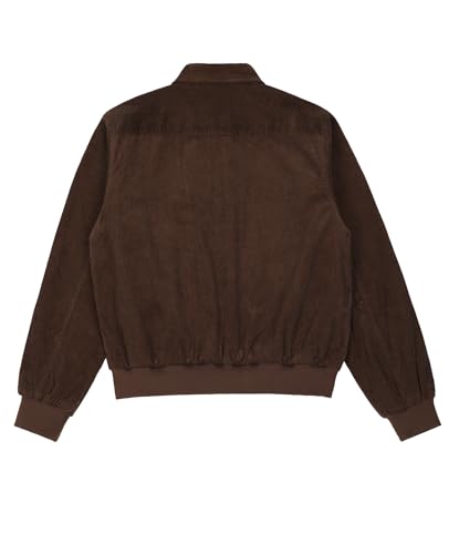 ZENTHACE Men's Corduroy Jacket with Full Flannel Lined,Zip Up Casual Vintage Outerwear Coat,100% Cotton2