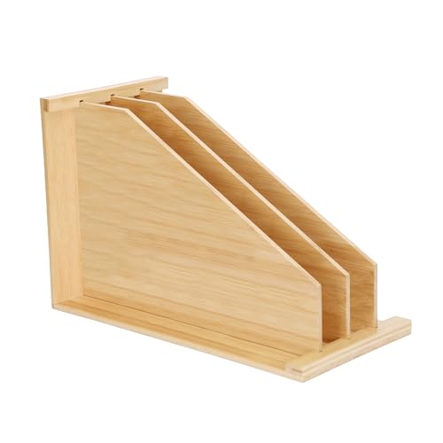Tray Dividers for Cabinets-15"H x 22"D x 12"W,Wooden Vertical Org...
