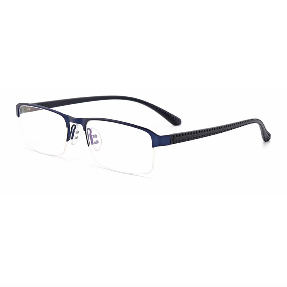 JIETIAN Gafas de Lectura fotocromáticas Inteligentes para Hombre, con Lentes multifocales progresivas HD asféricas de Resina y protección UV400,Azul,+1.25