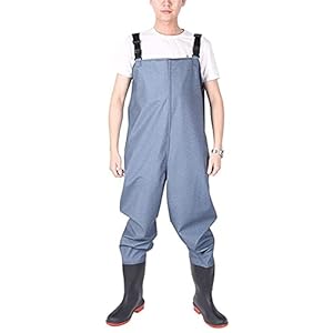 Vissende borstwaders, verdikte Siamese waterdichte lichtgewicht jacht (Color : A, Size : 41 EU)