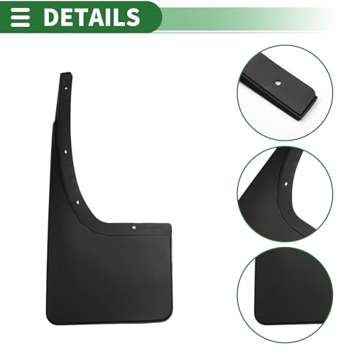 Image of Motoforti Mud Flaps Splash Guards Mud Guards for Ford for Ranger T6 /T7 2011-2018 W /Mount Accessories