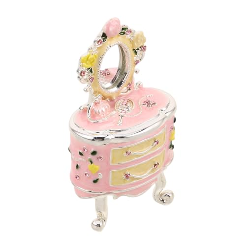 Boîte à bijoux rétro le cadeau vintage idéal avec miroir intégré