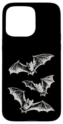 Three Bats Y2K ���B���e�[�W 90�N�� �S�V�b�N �O�����W �_�[�N�A�[�g �X�}�z�P�[�X iPhone 15 Pro Max �p