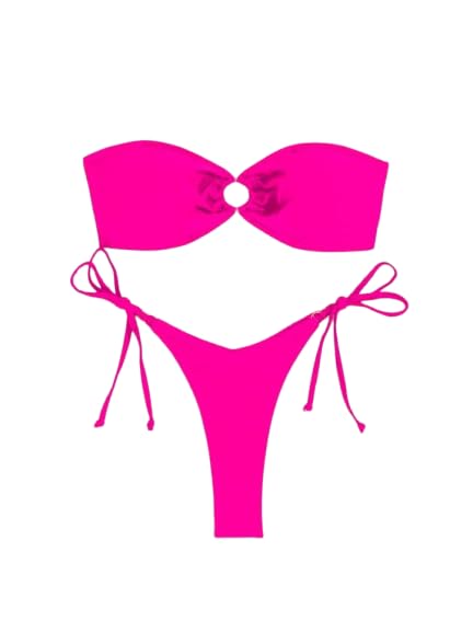 Lycra Poly Plain Polyester Bikini Swimsuit-image-48