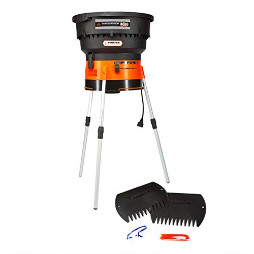 Yard Force YF8000LS Electric Leaf Mulcher/Shredder with Bonus Accessory Kit, One Size, Black/Orange
