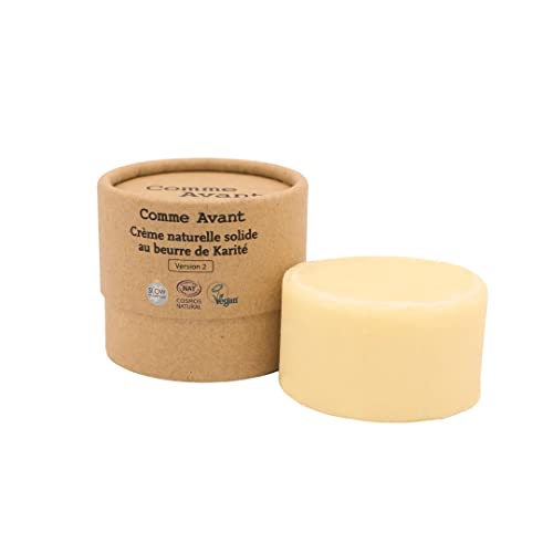 Crème Naturelle Solide Comme avant au Karité 50g pour le voyage
