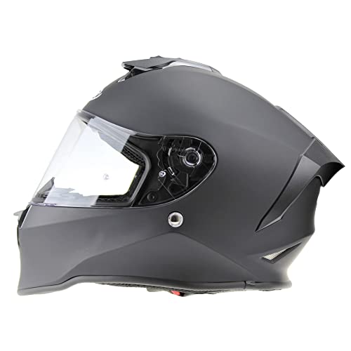 Viper RS55 Full Face Motorcycle Helmet - Crash Rider Biker Sports Motorbike Helmets for Street Racing Touring - Adult Mens and Womens Safety Helmet ECE22.05 &...