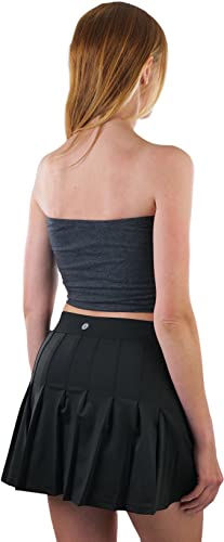 Image of ToBeInStyle Women's Cotton-Spandex Blend Stretchy Tube Top