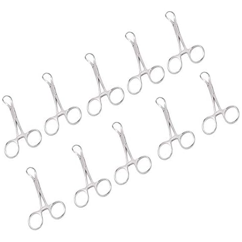 Laja Imports Premium-Grade Backhaus Towel Clamp, 3.5" Size (Pack Of 10) for Educational Use Cover