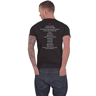 Rockoff Trade David Bowie T Shirt Ouvrez Le Chien Dallas 1995 Nouveau Officiel Homme Noir - Les Beatles, Paul McCartney, John Lennon, RIngo Starr, George Harrison Rockoff Trade David Bowie T Shirt Ouvrez Le Chien Dallas 1995 Nouveau Officiel Homme Noir – Image 2