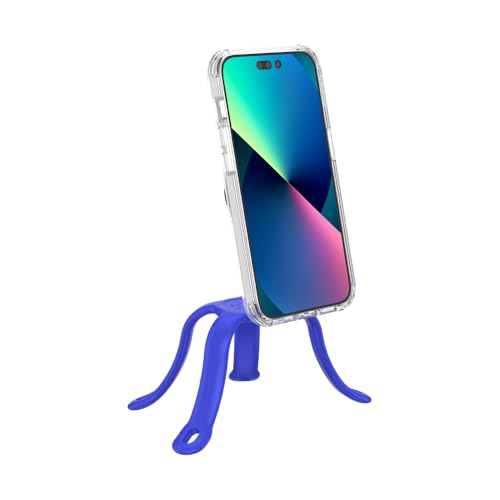 Image of PopSockets Flexible Phone Mount & Stand, Tripod, Universal Device Mount - Into The Woods Cobalt