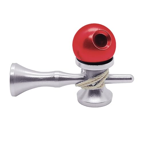 Amazon | けん玉 メタルミニけん玉 62mm (レッド×シルバー