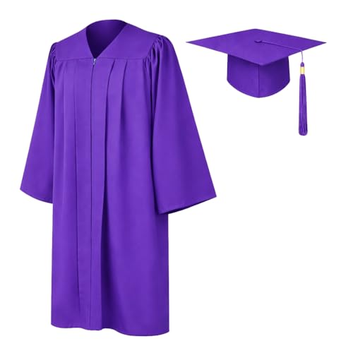 Image of Raj Costume Convocation Dress Graduation Gown and Cap Set for Kids & Adults Convocation Dress Academic Degree Ceremony Robe for School College Graduation Day Matte Polyester Pleated Convocation Gown