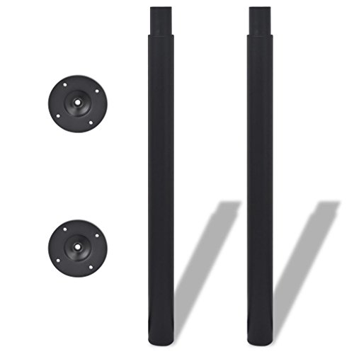 SOULONG Verstellbare Tischbeine, Set 2-teilige Teleskopbeine für Tisch, höhenverstellbar, Tischbein für Schreibtisch, höhenverstellbar 71cm -110cm, Ideal für die Küche