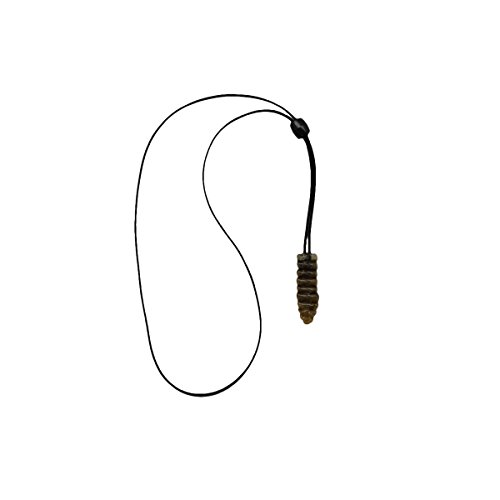 Treasure Gurus 3" Real Rattlesnake Tail Rattle Pendant Leather Necklace2