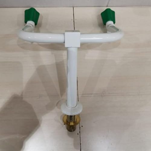 Grifo doble de cobre para uso en laboratorio, diseño plano duradero para un control eficiente del agua