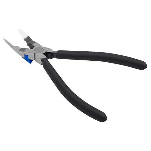 Image of Multipurpose Diagonal Cutting Pliers with Stainless Steel Blades and Rubber Handles, Fastener Removal Tool for Car Door Panel Clips and Plastic Rivets