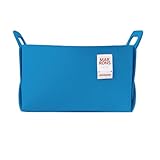 MARRONS 16-Color Collapsible Felt Storage Bin – Durable & Stylish Organizer for Home, Office, Closet, or Toys Basket, LIGHTBLUE, L