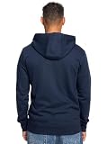Quiksilver Basic Hood Zip Young Mężczyźni Niebieski XS