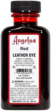 Angelus Leather Dye (Red),3 Ounces