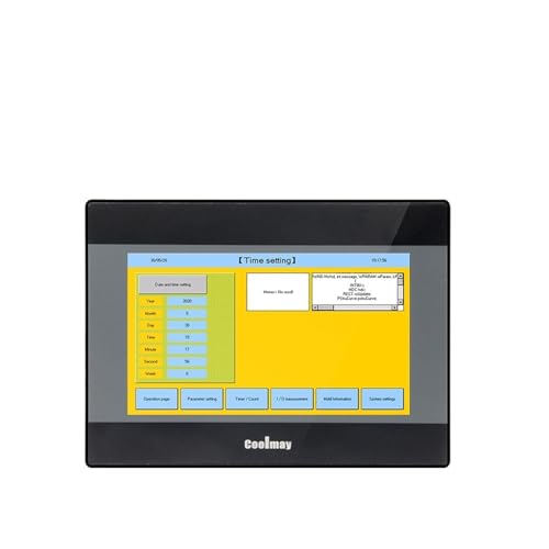 Image of MX2N-70FH-44MRT-1AD-V-485P-S(3T /17R) IP65 7 Inch Panel HMI Combo with 3 Transistor 17 Relay Outputs