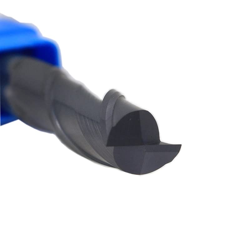 2 Flute HRC50 14mm 16mm 18mm 20mm Tungsten Carbide Flat Square Flat End Milling Cutter Spiral Bit CNC - (Dimensions: D14X45XD14X100L/ Cutting Edge Length: 1PC)