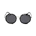 Produktbild Polarisierte Sonnenbrille Weiblichen Runden Rahmen Bunten Treibenden Spiegel, Anti-uv Sonnencreme, Geeignet Für Eine Vielzahl Von Gesichtstypen. (Color : Floral)