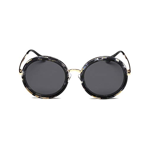 Preisvergleich Produktbild Polarisierte Sonnenbrille Weiblichen Runden Rahmen Bunten Treibenden Spiegel, Anti-uv Sonnencreme, Geeignet Für Eine Vielzahl Von Gesichtstypen. (Color : Floral)