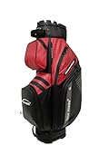 Tour Made Organizer Golfbag wasserdicht Herren & Damen I kein Schlägerklappern Dank Silencer I durchg. Schlägerbahnen bis zum Boden I große Kühltasche