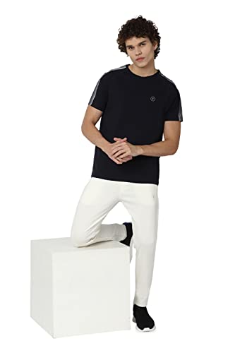 Image of Van Heusen Men's Cotton Solid Regular Fit T-Shirt