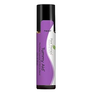 Plant Therapy Tummy Aid Essential Oil Blend Pre-Diluted Roll-On 10 mL (1/3 oz) 100% Pure, Therapeutic Grade