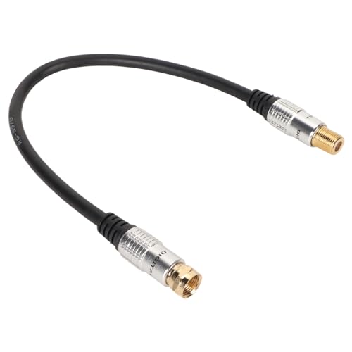Chiyyak Cable Tipo F Macho a Hembra Cable de Vídeo de Sonido Digital para Módem HDTV CATV Plug and Play de Baja Pérdida para Sistemas de Seguridad Interiores