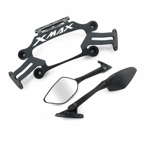 Rétroviseurs pour XMAX 125 Idéal Navigation GPS en Trajet Urbain