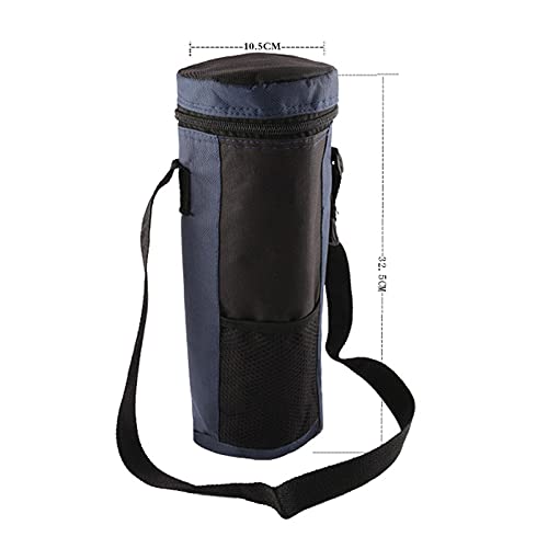 SIZHINAI Bolsa térmica para garrafa de água, portáteis, bolsa de vinho, tecido Oxford, protetor de g