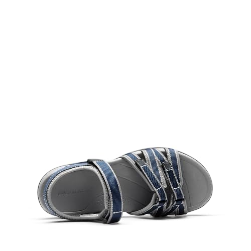 DREAM PAIRS Womens Comfortable Hiking Walking Sandal with Adjustable Hook and Loop Strap, Sports, Travel,Summer Beach Outdoor Light Weight Water Shoes3