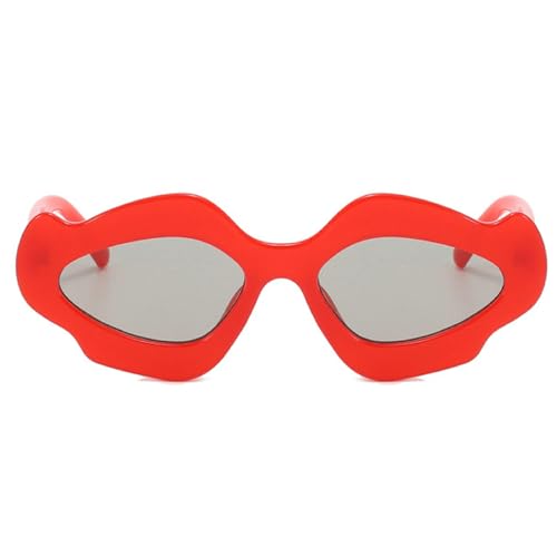 Vintage Flower Women Sunglasses Stylish Irregular Shape Gradient Shades Trendy Luxury Design Party Eyewear N45