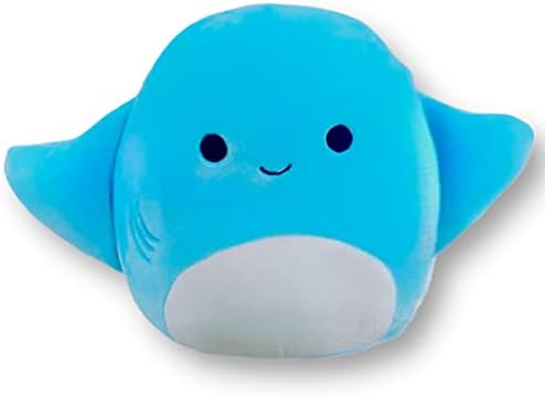 Squishmallows Maggie Teal Blue - Green Stingray 14 Inch Plush - Sealife Squad Stuffed Animal Toy